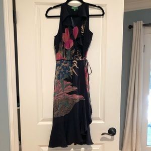 Tibi Silk Wrap dress, size medium